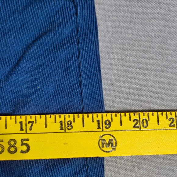 Northern Reflections corduroy pants women's size 10 blue straight leg ankle crop - Picture 8 of 11